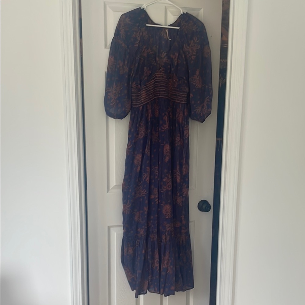 Free People Golden Hour Maxi Dress, M